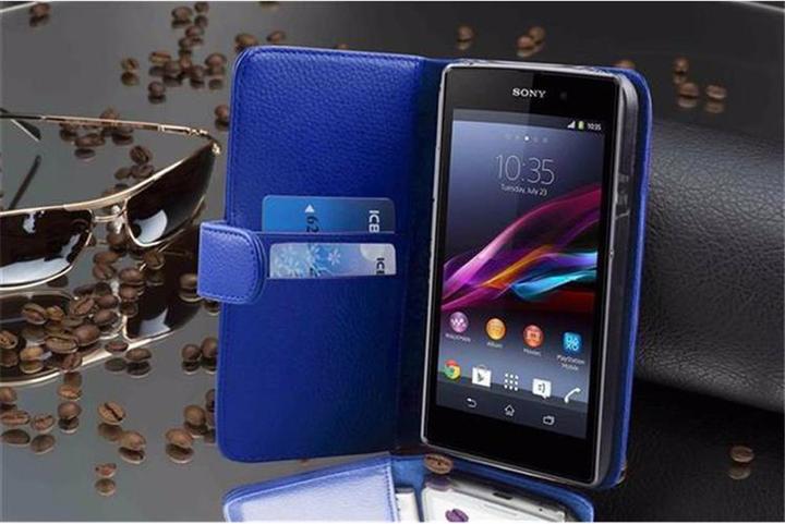 Actual product image Cadorabo Book with structure cover (Sony Xperia Z1)