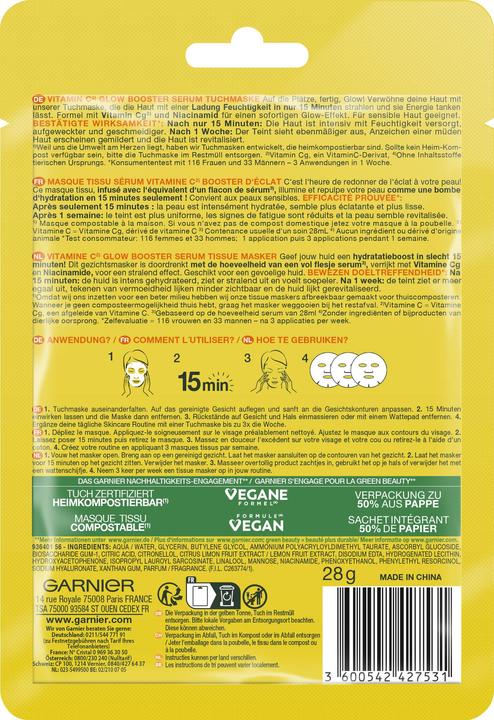 Produktbild Garnier Tissue Mask