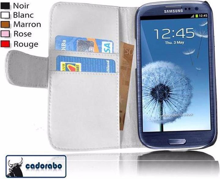 Produktbild Cadorabo Book Glatt Cover (Samsung Galaxy S3, Samsung Galaxy S3 Neo)