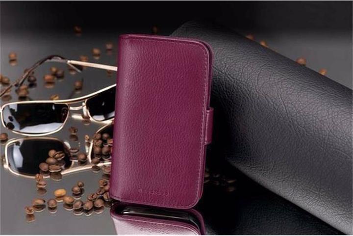 Actual product image Cadorabo Book with 3 card slots cover (Samsung Galaxy Alpha)