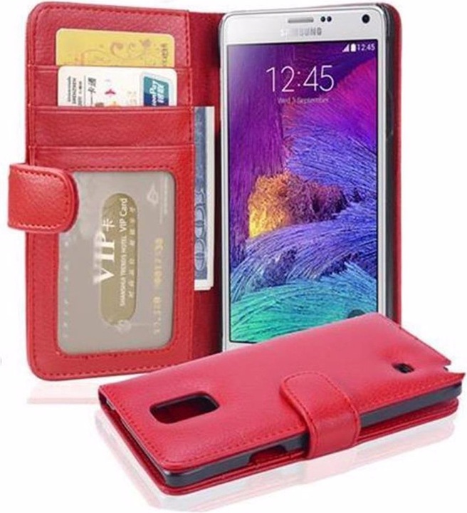 Produktbild Cadorabo Book mit 3 Kartenfächer Cover (Samsung Galaxy Note 4)