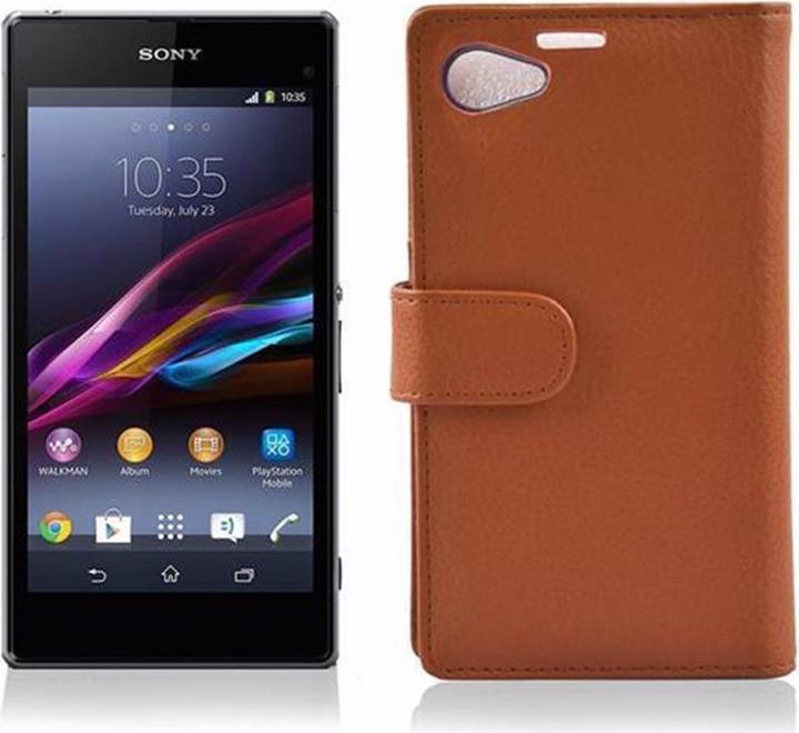 Produktbild Cadorabo Book mit Struktur Cover (Sony Xperia Z1 Compact)