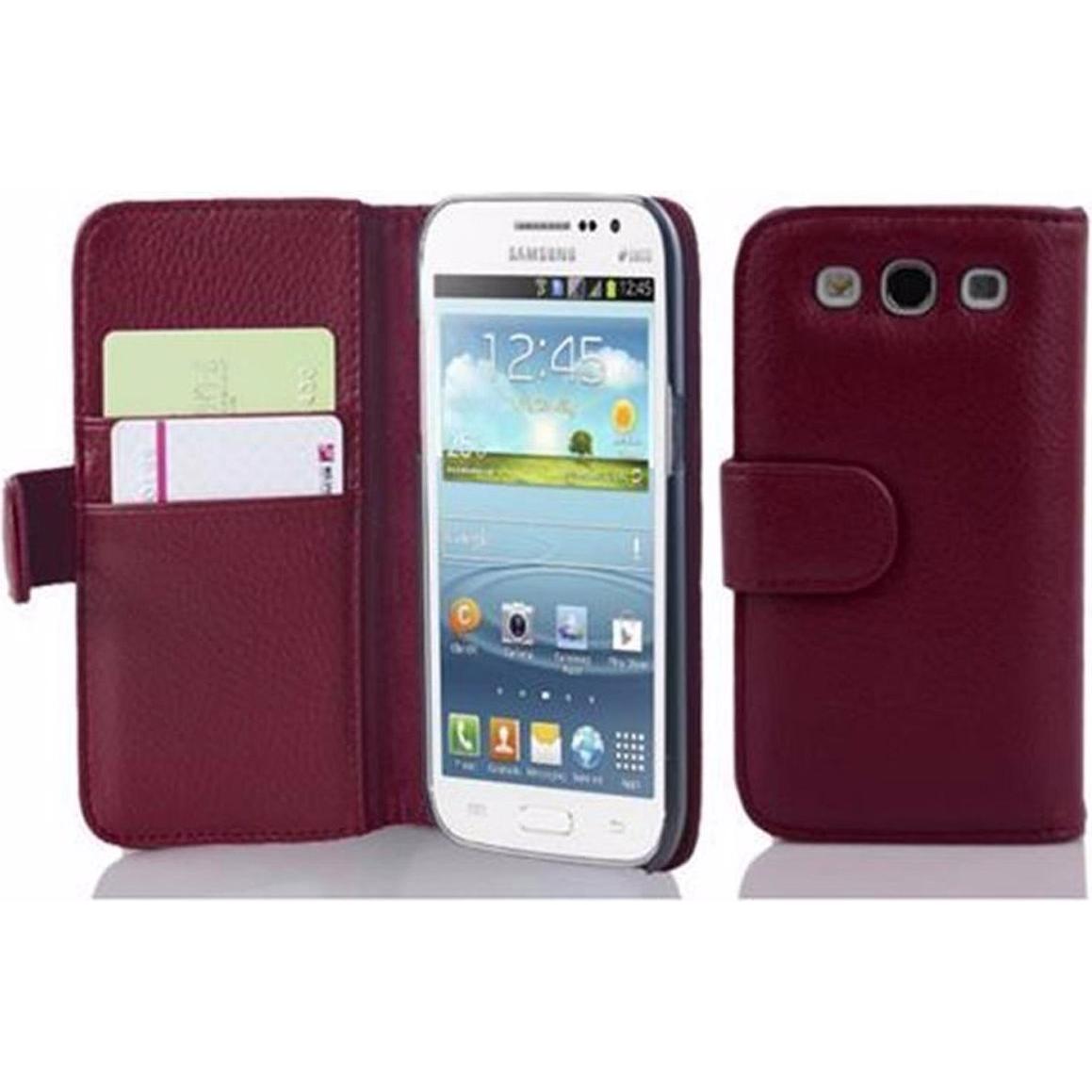 Thumbnail - Cadorabo Book mit Struktur Cover (Samsung Galaxy Win), Smartphone Hülle, Violett