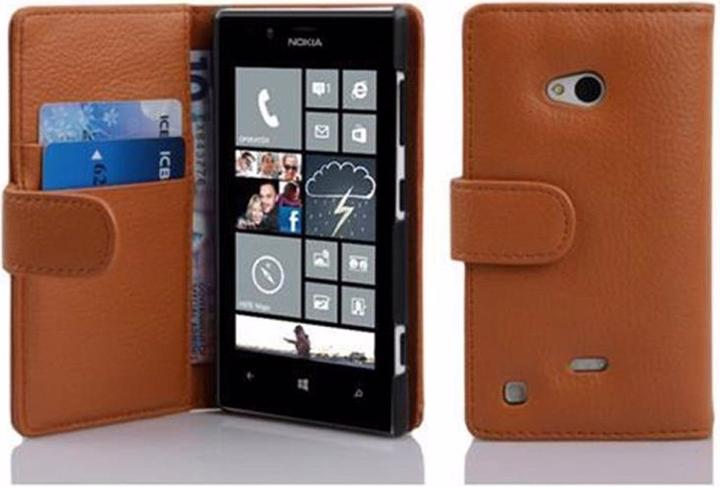 Actual product image Cadorabo Book with structure cover (Nokia Lumia 720)
