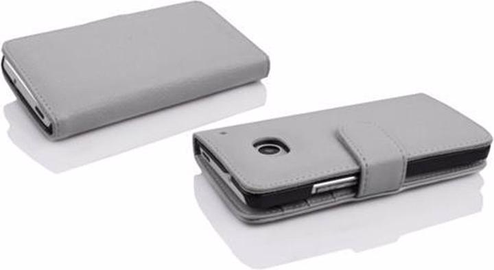 Actual product image Cadorabo Book with 3 card slots cover (HTC One M7)