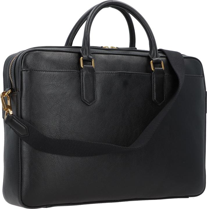 Fossil Asher briefcase leather 40 cm laptop compartment (17")
