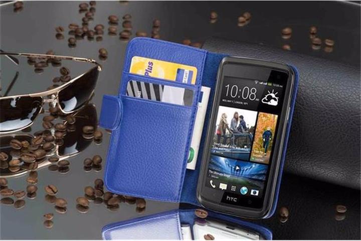 Actual product image Cadorabo Book with structure cover (HTC Desire 600)