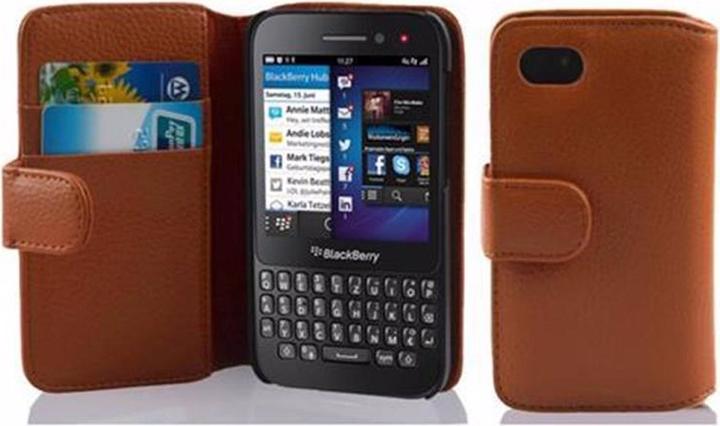 Actual product image Cadorabo Book with structure cover (Blackberry Q5)