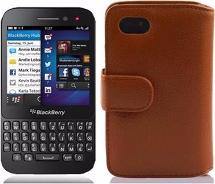 Actual product image Cadorabo Book with structure cover (Blackberry Q5)