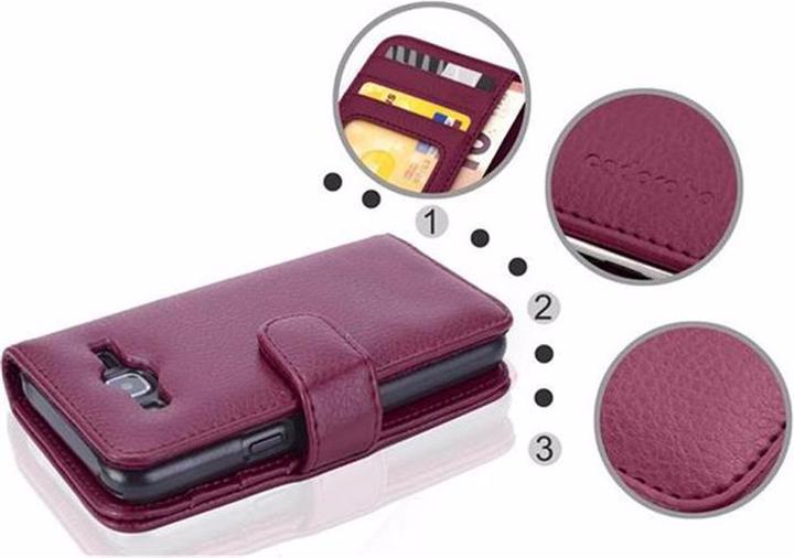Produktbild Cadorabo Book mit 3 Kartenfächer Cover (Samsung Galaxy J5 (2015))