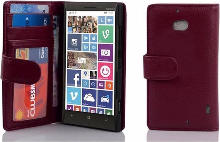 Actual product image Cadorabo Book with 3 card slots cover (Nokia Lumia 930, Nokia Lumia Icon 929)