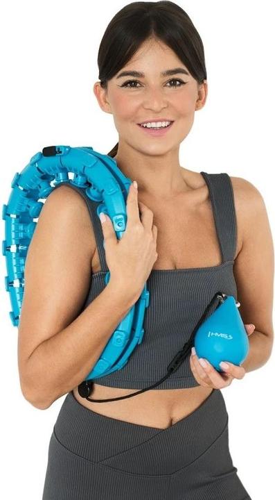 Image du produit HMS HHW01 HULA HOOP bleu avec poids (45 cm, 1250 g)