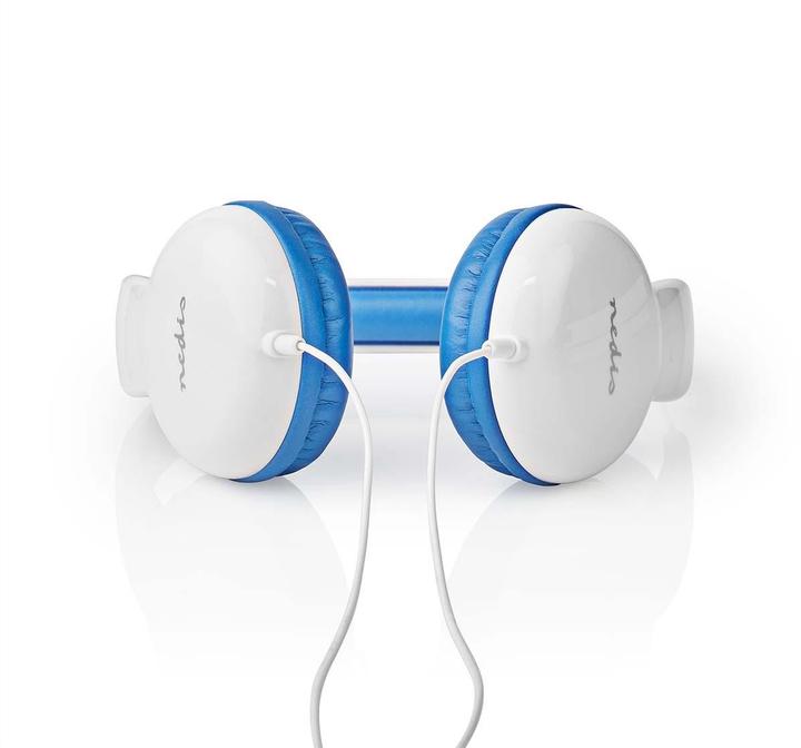 Produktbild Nedis On-Ear-Kopfhörer mit Kabel | 3.5 mm | Seillänge: 1.20 m | 82 dB | Blau (Kabelgebunden)