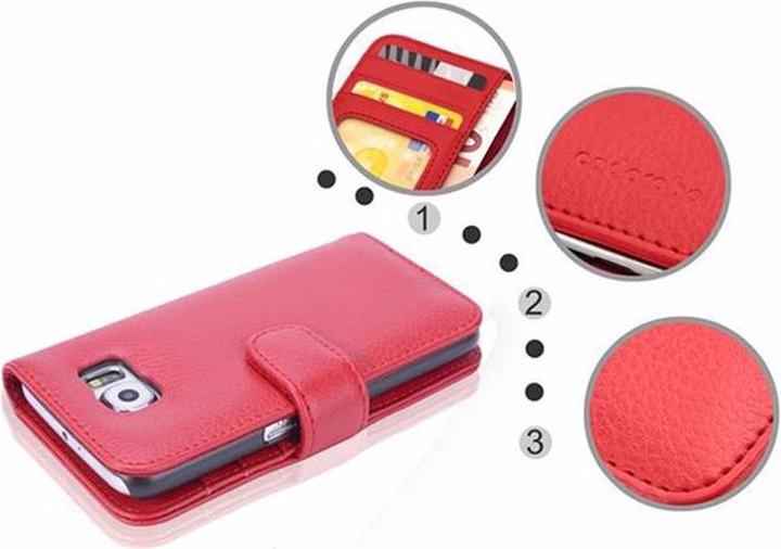 Productafbeelding Cadorabo Boek met 3 kaartsleuven Omslag (Samsung Galaxy S6)