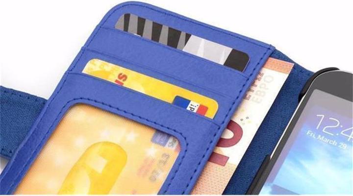 Actual product image Cadorabo Book with 3 card slots cover (HTC One Mini 2)