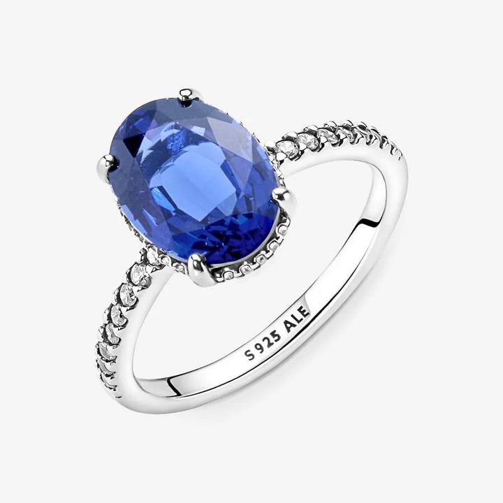 Actual product image Pandora Sparkling Statement Halo Ring (56, 925 Silver)