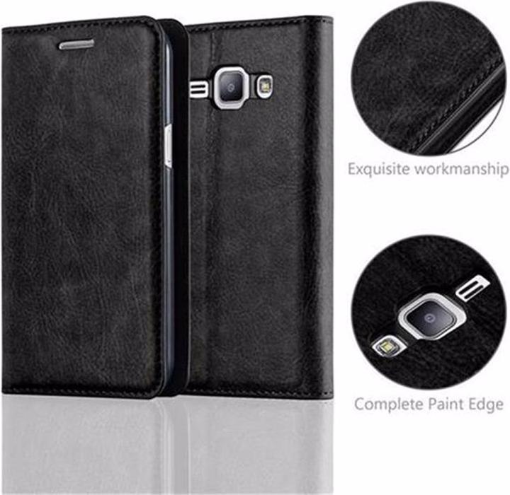 Actual product image Cadorabo Book Invisible Magnet Cover (Samsung Galaxy J1)