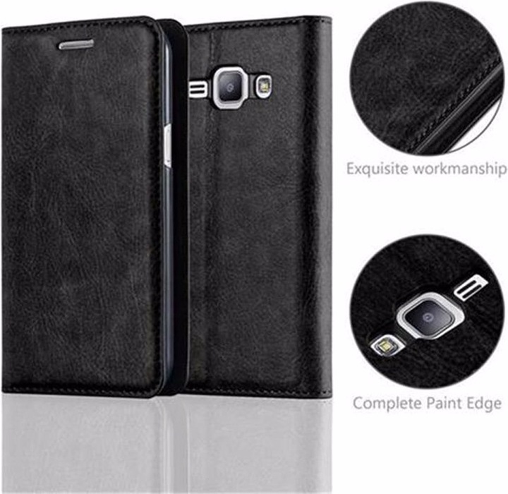 Actual product image Cadorabo Book Invisible Magnet Cover (Samsung Galaxy J1)