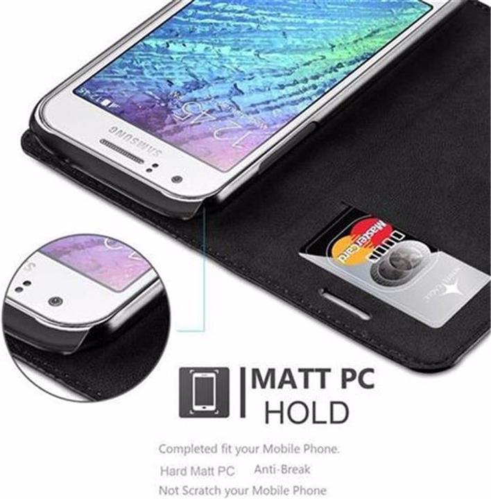 Actual product image Cadorabo Book Invisible Magnet Cover (Samsung Galaxy J1)