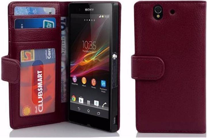 Actual product image Cadorabo Book with 3 card slots cover (Sony Xperia Z)
