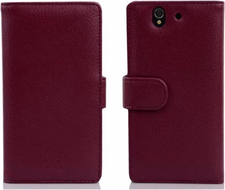 Actual product image Cadorabo Book with 3 card slots cover (Sony Xperia Z)