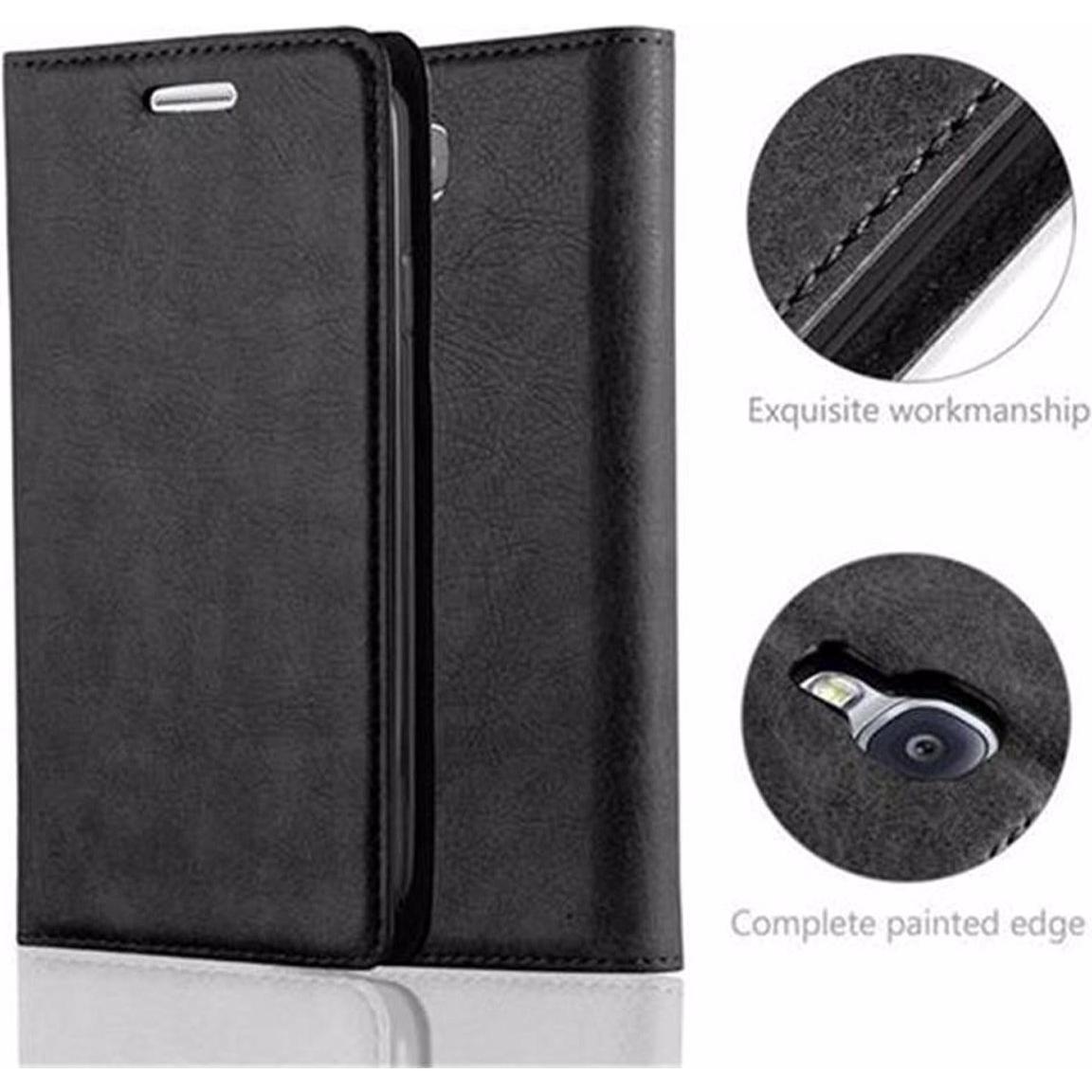 Thumbnail - Cadorabo Book Invisible Magnet Cover (Samsung Galaxy S4), Smartphone Hülle, Schwarz