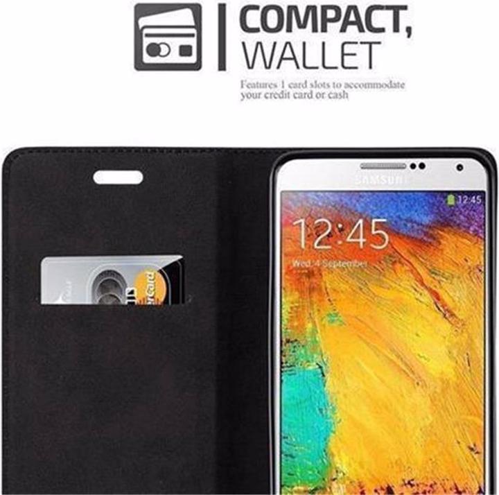 Productafbeelding Cadorabo Boek Onzichtbare Magneethoes (Samsung Galaxy Note 3)