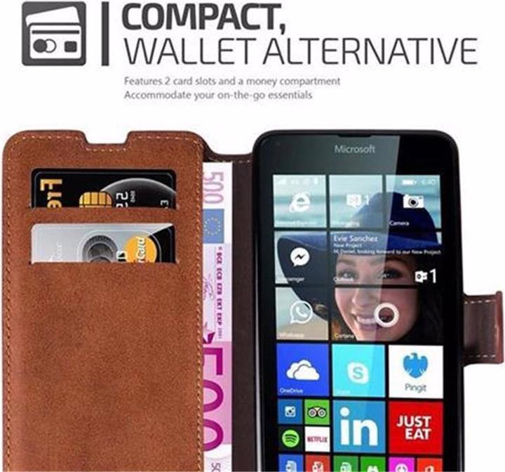 Image du produit Cadorabo Book Retro Matt Wallet Cover (Microsoft Lumia 640)