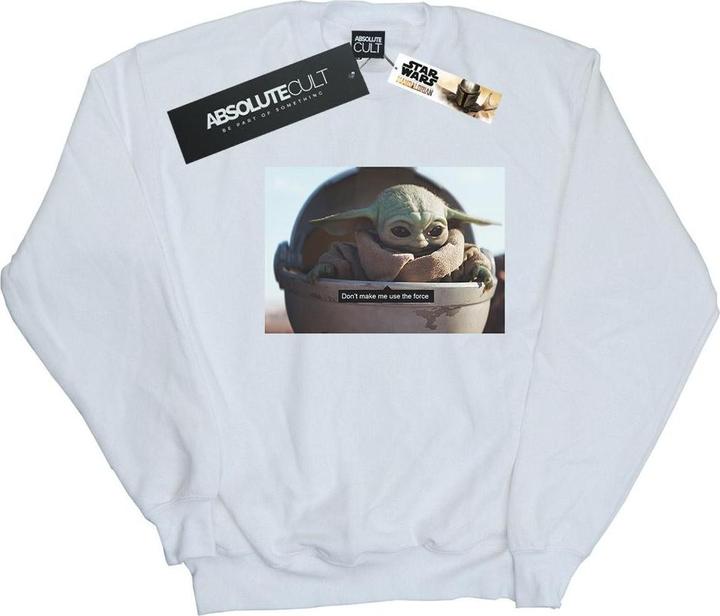 Actual product image Star Wars Mens The Mandalorian Don't Make Me Sweatshirt (XXL)