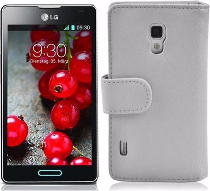 Actual product image Cadorabo Book with structure cover (LG Optimus L7 II)