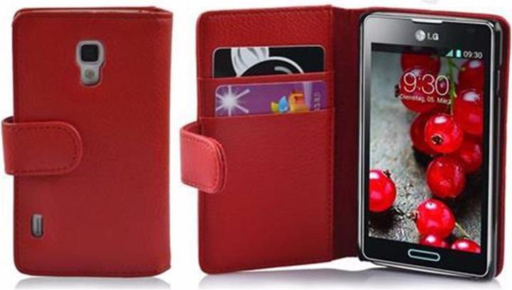 Produktbild Cadorabo Book mit Struktur Cover (LG Optimus L7 II)