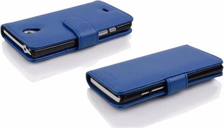 Actual product image Cadorabo Book with structure cover (Sony Xperia T)