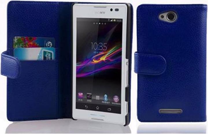 Image du produit Cadorabo Book avec couverture structurée (Sony Xperia C)