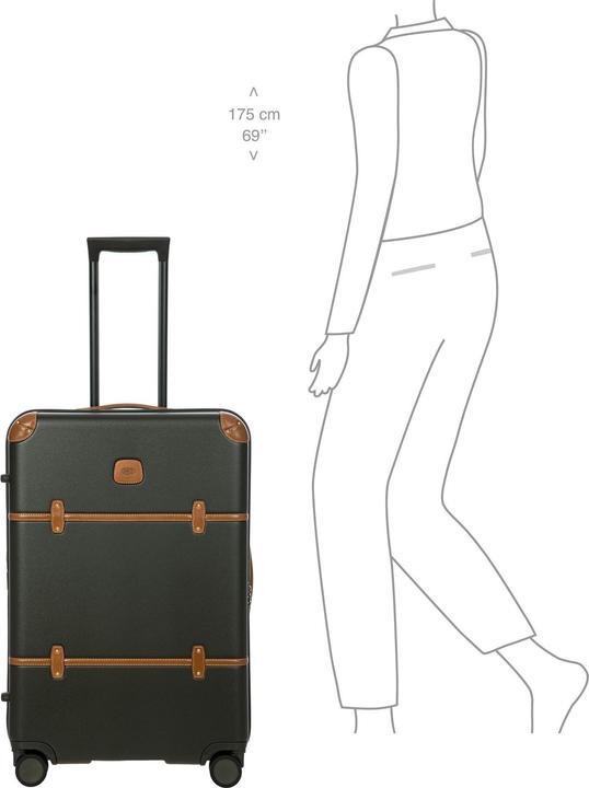 Immagine prodotto Brics Carrello Bellagio a 4 ruote da 70,5 cm con piega ad espansione (78 l)