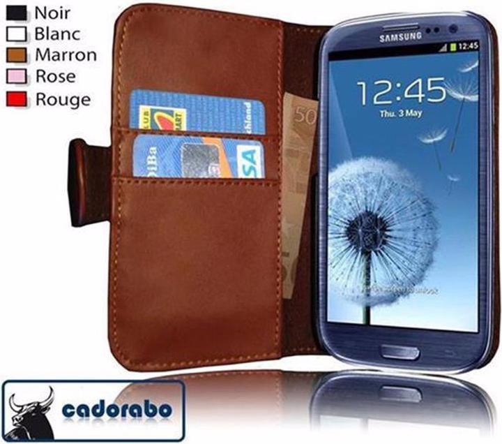 Produktbild Cadorabo Book Glatt Cover (Samsung Galaxy S3, Samsung Galaxy S3 Neo)