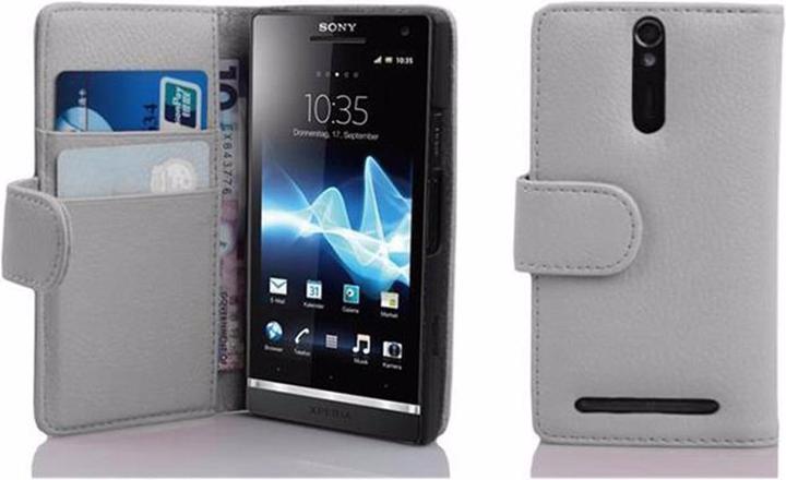 Produktbild Cadorabo Book mit Struktur Cover (Sony Xperia S)