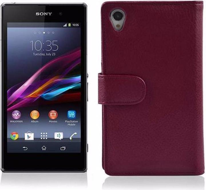 Produktbild Cadorabo Book mit Struktur Cover (Sony Xperia Z1)