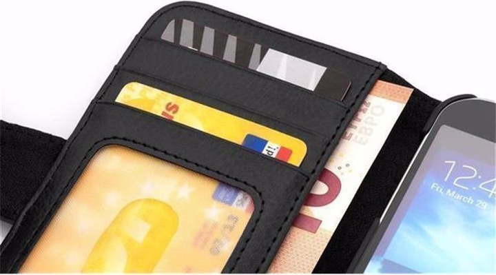 Actual product image Cadorabo Book with 3 card slots cover (HTC One 10)