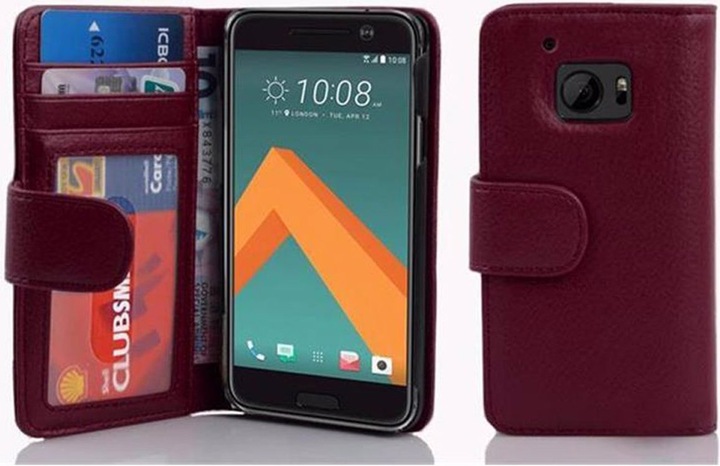 Actual product image Cadorabo Book with 3 card slots cover (HTC One 10)
