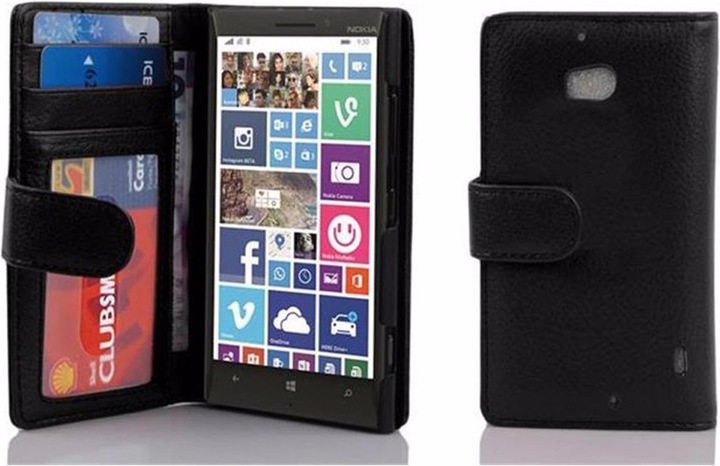 Actual product image Cadorabo Book with 3 card slots cover (Nokia Lumia 930, Nokia Lumia Icon 929)