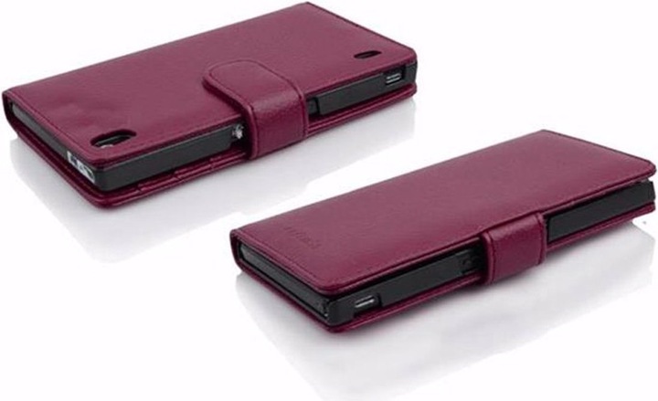 Actual product image Cadorabo Book with 3 card slots cover (Huawei Ascend P7)