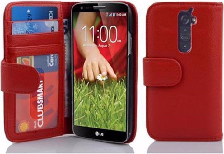 Actual product image Cadorabo Book with 3 card slots cover (LG G2)