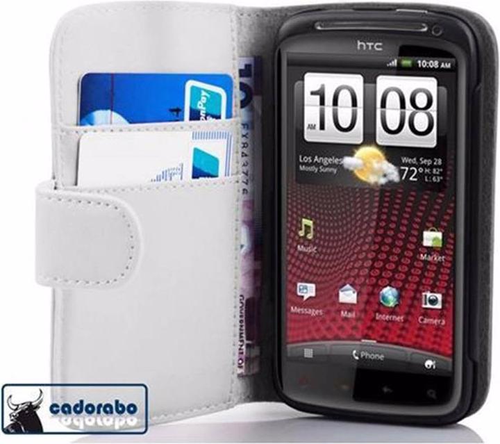 Produktbild Cadorabo Book Glatt Cover (HTC Sensation XE)