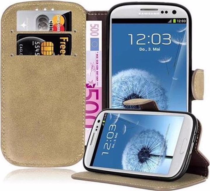 Produktbild Cadorabo Book Retro Matt Wallet Cover (Samsung Galaxy S3, Samsung Galaxy S3 Neo)