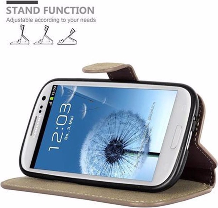 Produktbild Cadorabo Book Retro Matt Wallet Cover (Samsung Galaxy S3, Samsung Galaxy S3 Neo)