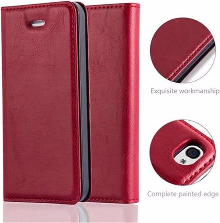 Actual product image Cadorabo Book Invisible Magnet Cover (Apple iPhone 4)