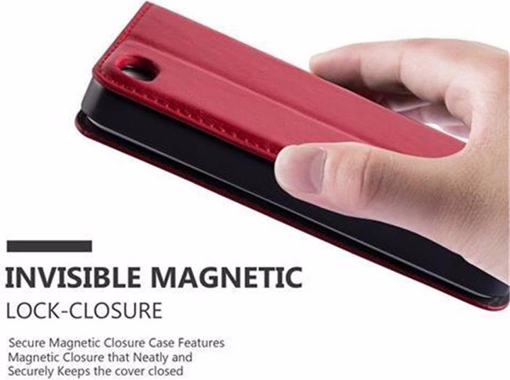 Actual product image Cadorabo Book Invisible Magnet Cover (Apple iPhone 4)
