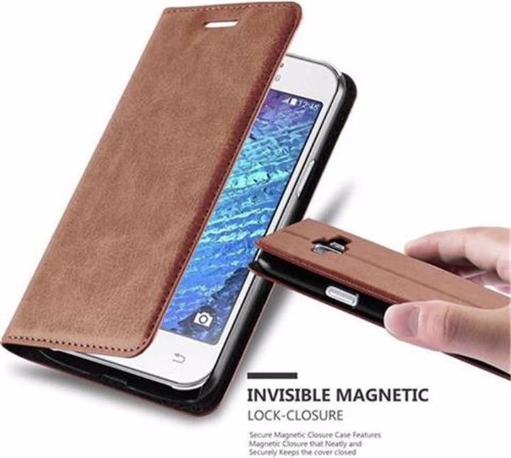 Productafbeelding Cadorabo Boek Onzichtbare Magneethoes (Samsung Galaxy J1)