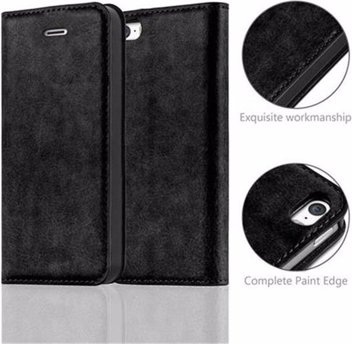 Actual product image Cadorabo Book Invisible Magnet Cover (Apple iPhone 5)