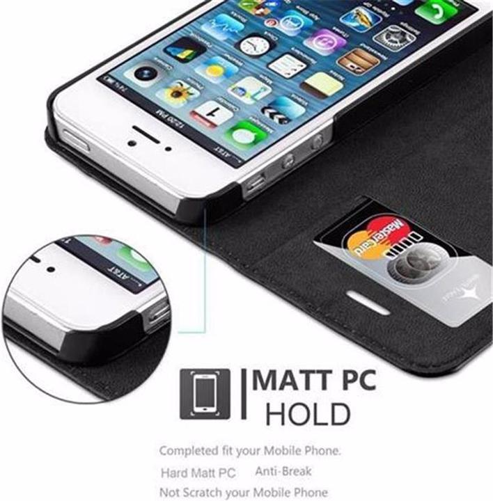 Actual product image Cadorabo Book Invisible Magnet Cover (Apple iPhone 5)